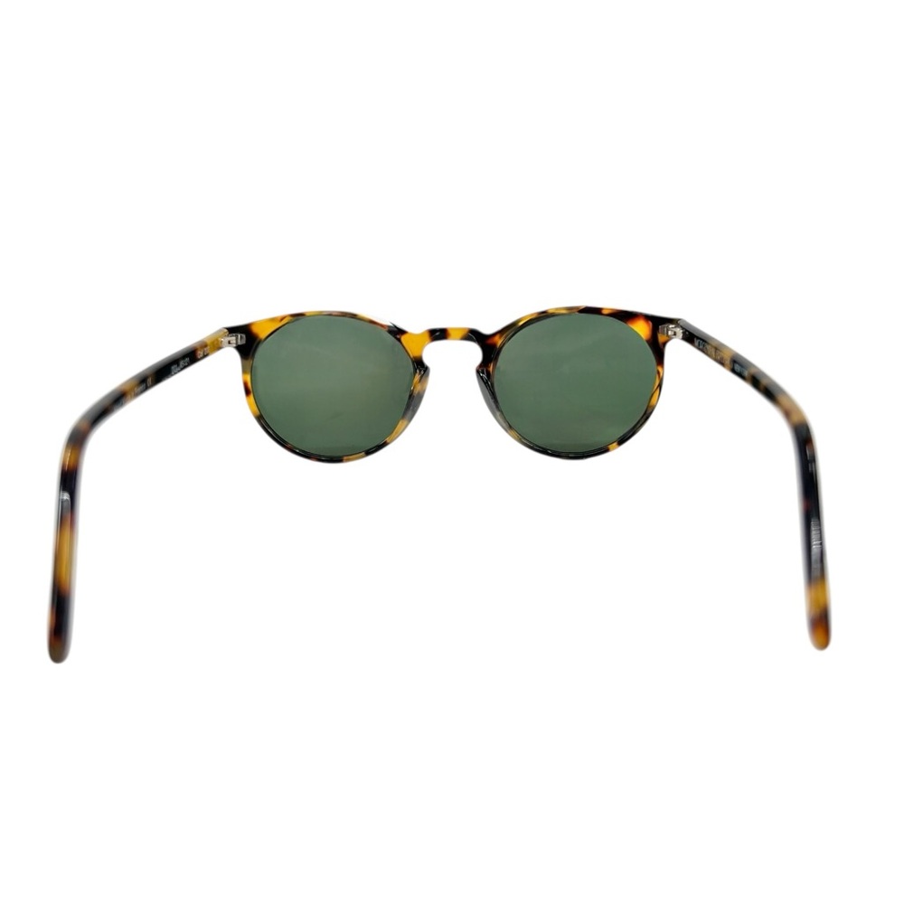 Morgenthal Frederics NY Made in Japan Brown Tokyo Tortoise Round Sunglasses